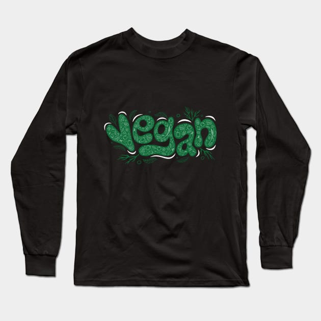 Vegan Long Sleeve T-Shirt by Frenzy Fox